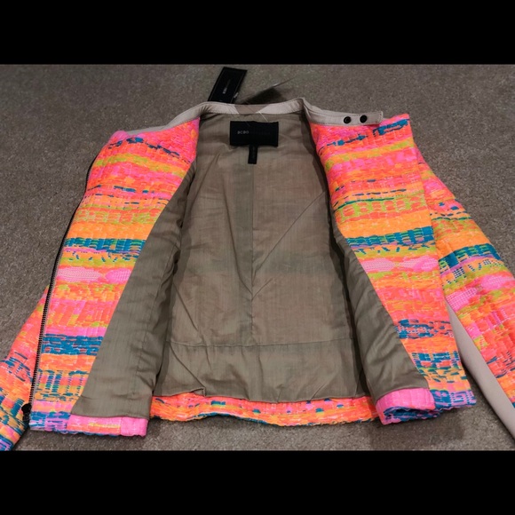 ULTRA RARE BCBGMAXAZRIA RUNWAY JACKET Pink XS - Picture 7 of 8